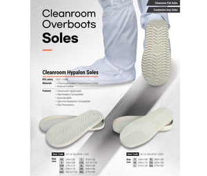 Cleanroom Overboots (Hypalon sole)