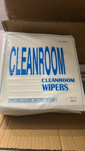 Polycellulose cleanroom wipes